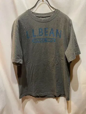 L.L.Bean 브라운 로고 티셔츠