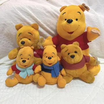곰돌이 푸 봉제 인형 5개 세트