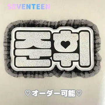 네임 보드 준 세부치 SEVENTEEN 네무보 실버 홀로그램