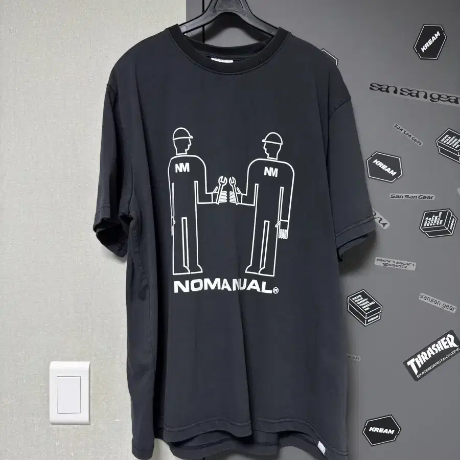 NOMANUAL | 노매뉴얼 No Manual Short Sleeve M Size GEAR