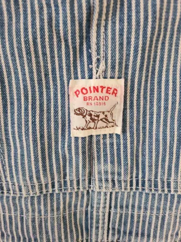 POINTER BRAND 오버롤 히코리 포인터 L 34