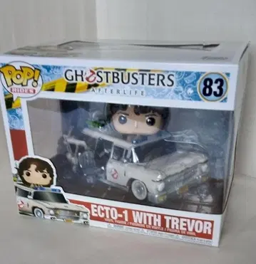 P O P 고스트 버스터즈 ECTO-1 WITH TREVOR 모델 카