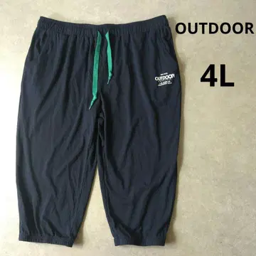 OUTDOOR 조거 팬츠 크롭 4L 빅 사이즈 아웃도어