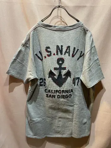 U.S. NAVY & AVIREX 티셔츠 아비렉스 그레이 XL