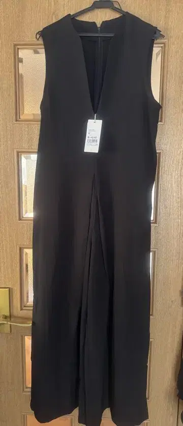 살로펫 V넥 딥 V넥 와이드 팬츠
