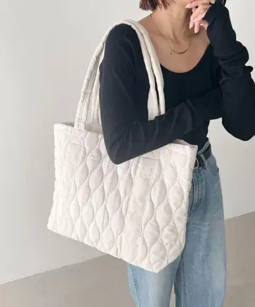 퀼팅 빅 토트백 마더 트래블 백
