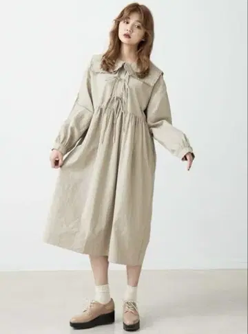 merry jenny 세일러 리본 롱 원피스