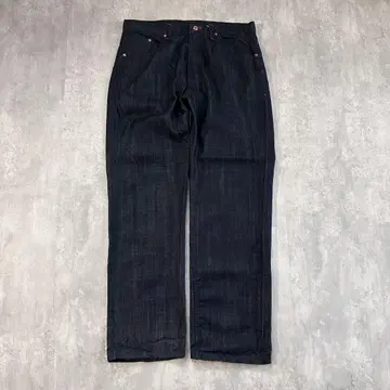 B315 [W36] QRUEL JEANS 다크 인디고 스트레이트 데님