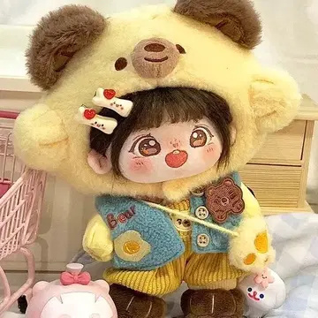 20cm 봉제 인형 의류 코스튬 옷 갈아입기 5종 세트 곰돌이