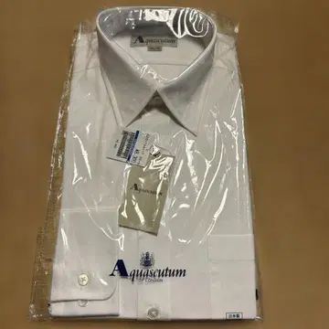 Aquascutum 긴팔 셔츠 화이트 38-76