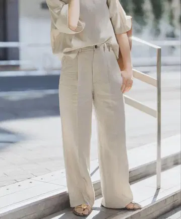 Spick and Span 라미 1턱 팬츠 스픽 앤 스팬 36