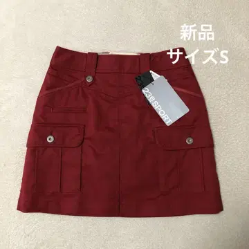 신상품 23구 골프 스커트 골프웨어 이너웨어 포함 다크 레트 S