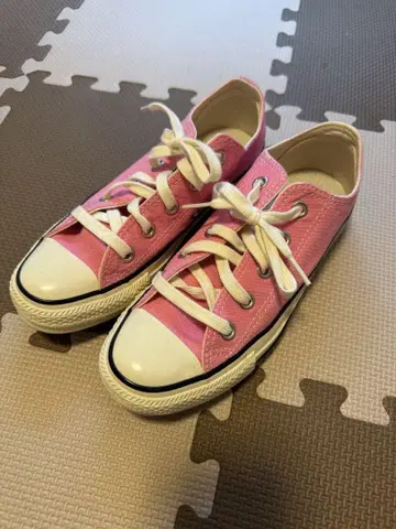 CONVERSE ALL STAR 핑크 로우 컷