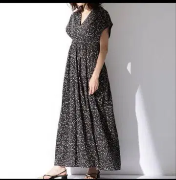 MARIHA 마리하 여름 빛의 드레스 블랙 검정 모자이크 도트