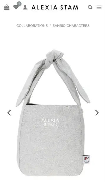 산리오 알리시아 스탠 Ribbon Tote Bag