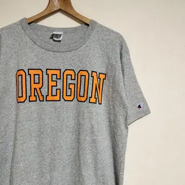 Champion T1011 티셔츠 OREGON 오리건 마블링 그레이