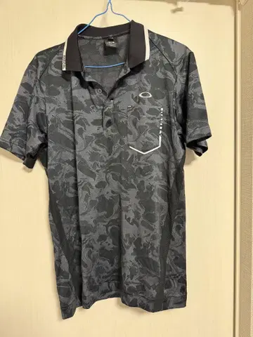 OAKLEY 카모 패턴 퍼포먼스 핏 셔츠 L 사이즈