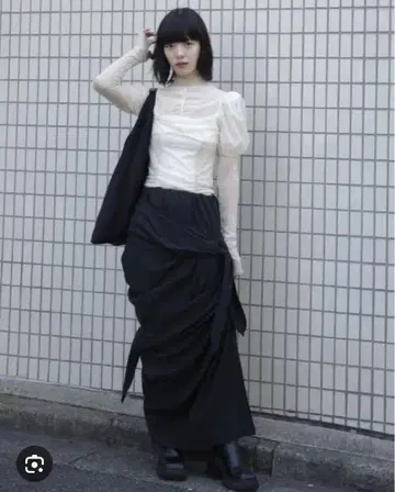 leinwande 라인반드 리본 스커트