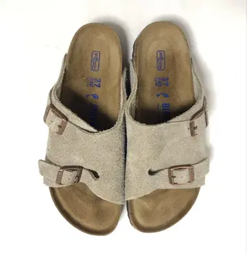 정품 BIRKENSTOCK ZURICH 샌들 토프 37 24.0