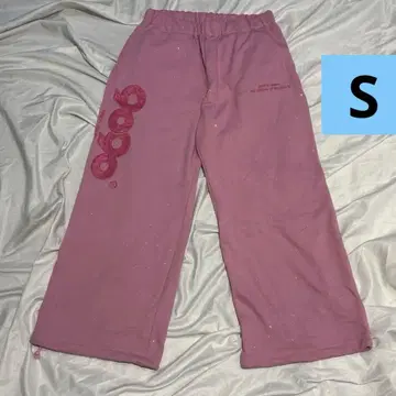 9090 girl OG Logo Glitter Sweatpants 핑크