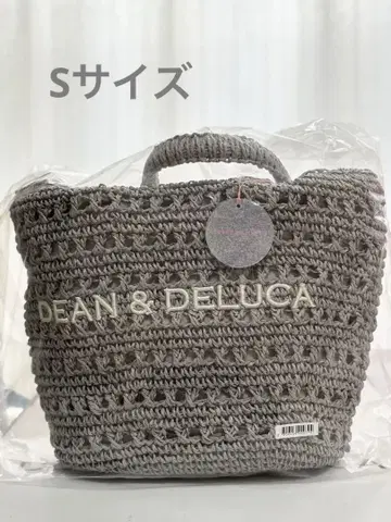 DEAN & DELUCA 크로셰 바스켓 백 S 사이즈 2색 1세트