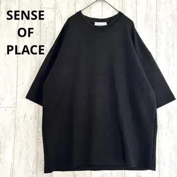 센스 오브 플레이스 어반 리서치 종이상자 분또 티셔츠 [L] 넉넉한