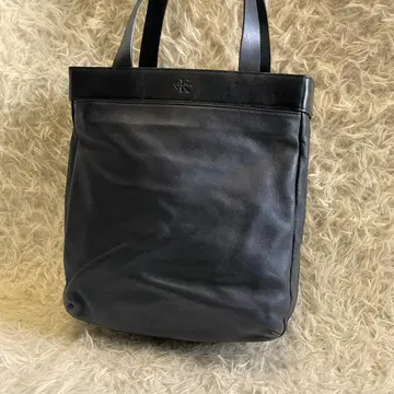 CALVIN KLEIN 가죽 토트백 로고 엠보 유니섹스 블랙