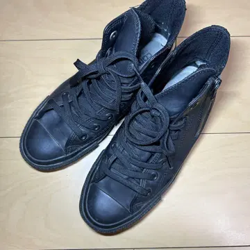 컨버스 블랙 하이컷 스니커즈 23.5cm