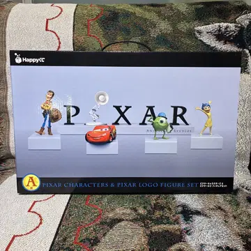 해피 복권 픽사 A상 캐릭터 & 로고 피규어 세트