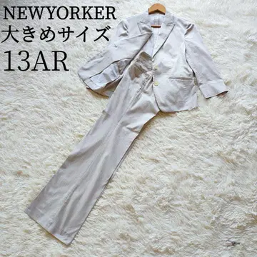 NEWYORKER 빅 사이즈 13호 수트 셋업 팬츠 백 오픈