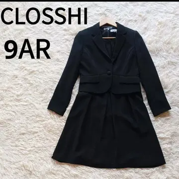 CLOSSHI 상복 블랙 포멀 원피스 자켓 9AR