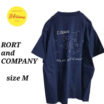 PORT and COMPANY 반팔 티셔츠 양면 프린트 네이비 남성용 M
