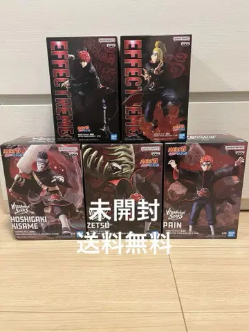 NARUTO 피규어 세트 5개 아카츠키 전갈 데이다라 제츠 키사메 페인