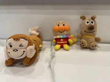 호빵맨 봉제 인형 세트