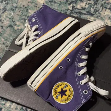 CONVERSE 퍼플 하이컷 스니커즈 올스타