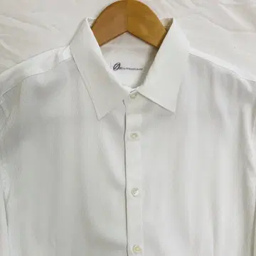 제로바이 토네이도 마트 화이트 긴팔 비즈니스 셔츠 와이셔츠