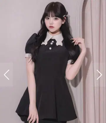 pium 피움 리본 컬러 셋업 블랙