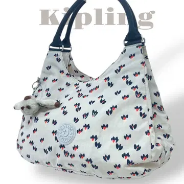 미사용 택 포함 키플링 Kipling 핸드백 고릴라 화이트