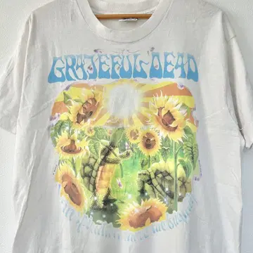 GRATEFUL DEAD 1995년 티셔츠 리퀴드 블루 빈티지