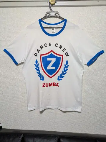 정품 ZUMBA 줌바 티셔츠 링거 티셔츠 L