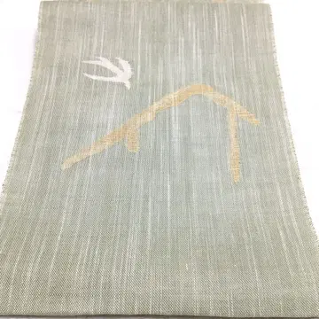 a459 순수 실크 여름 오비 나고야 오비 마쓰바 재단 미사용 기모노