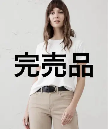 banana republic 린넨 블렌드 반팔 티셔츠 린넨 화이트