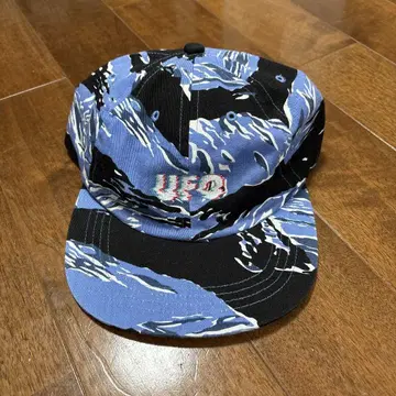 upper field one 카모플라쥬 캡 BLUE