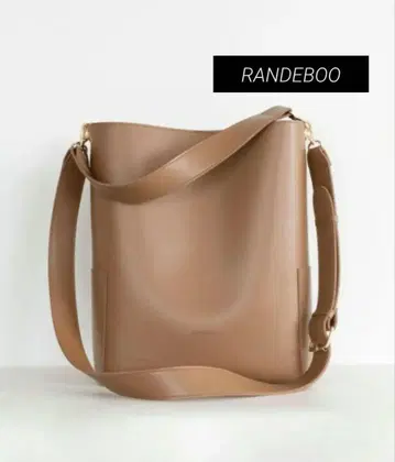 RANDEBOO 베이지 숄더백 버킷 백