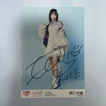 이코러브 노구치 이오리 자필 브로마이드 라포레 하라주쿠