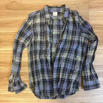 Gap 블루 계열 체크 셔츠 M 사이즈