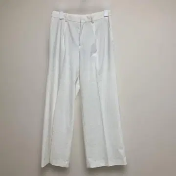 ADAM ET ROPE 화이트 와이드 슬랙스 38