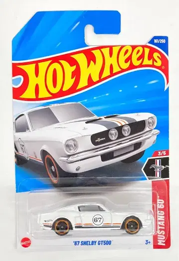 매텔 머스탱 60 3/5 핫휠스 '67 셸비 GT500 161/250