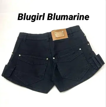 Blugirl Blumarine 리본 디테일 숏 팬츠 블랙