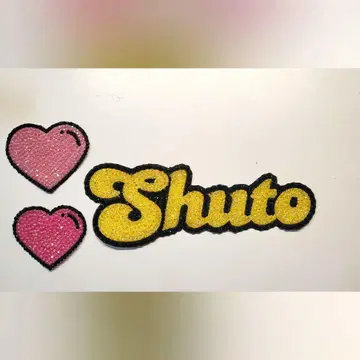 부채 데코 부품 [SHUTO] & 하트 2개